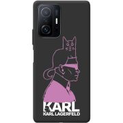 Черный чехол BoxFace Xiaomi 11T / 11T Pro Pink Karl