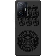 Черный чехол BoxFace Xiaomi 11T / 11T Pro Black Coffee