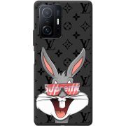 Черный чехол BoxFace Xiaomi 11T / 11T Pro looney bunny