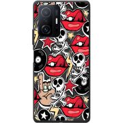 Черный чехол BoxFace Xiaomi 11T / 11T Pro Rock Graffiti