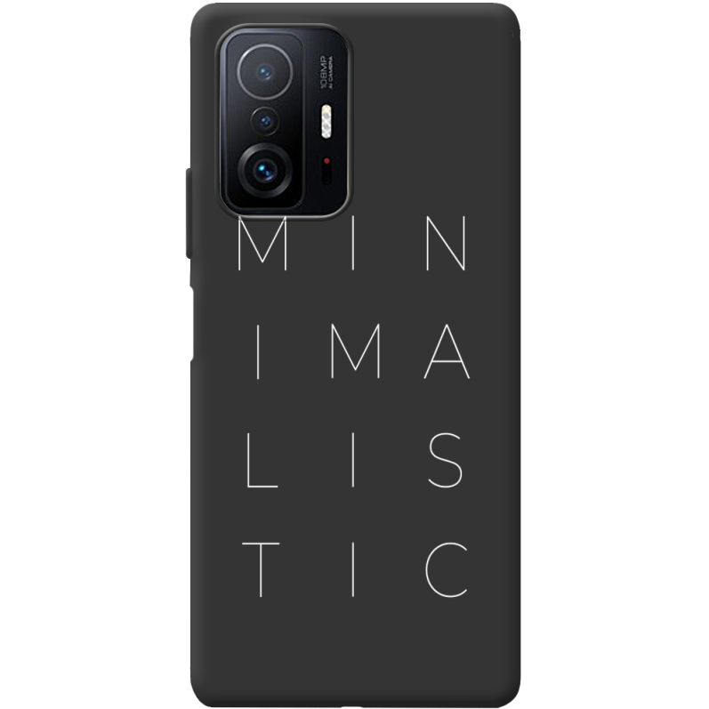 Черный чехол BoxFace Xiaomi 11T / 11T Pro Minimalistic