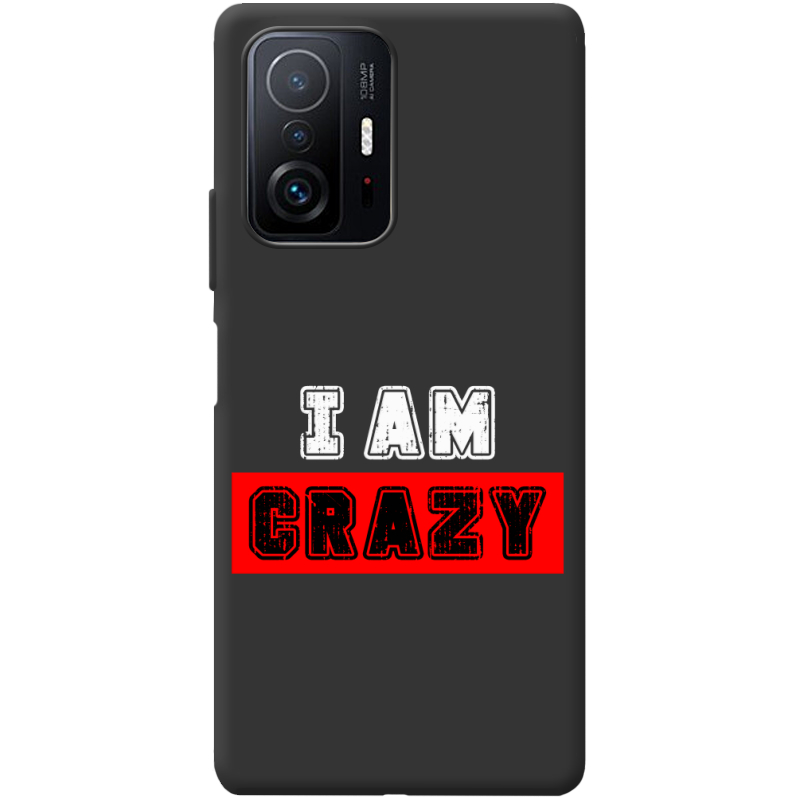 Черный чехол BoxFace Xiaomi 11T / 11T Pro I'm Crazy
