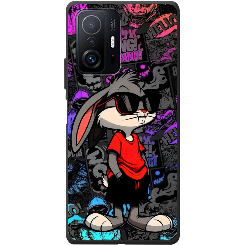 Черный чехол BoxFace Xiaomi 11T / 11T Pro Малий вухань