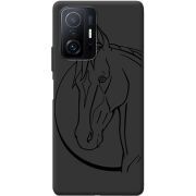 Черный чехол BoxFace Xiaomi 11T / 11T Pro Horse