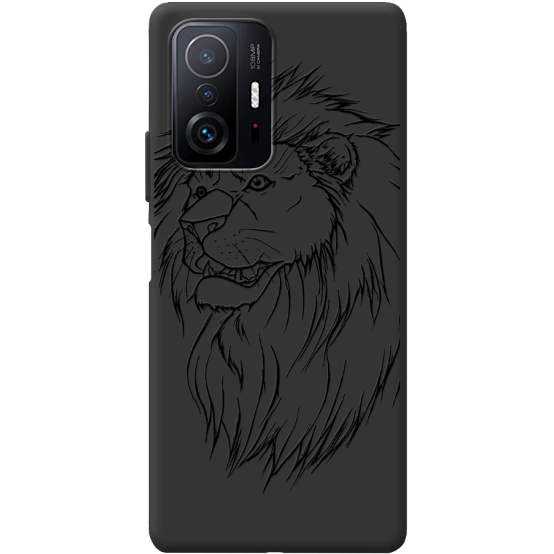 Черный чехол BoxFace Xiaomi 11T / 11T Pro Lion