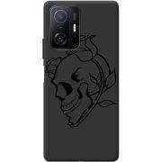 Черный чехол BoxFace Xiaomi 11T / 11T Pro Skull and Roses