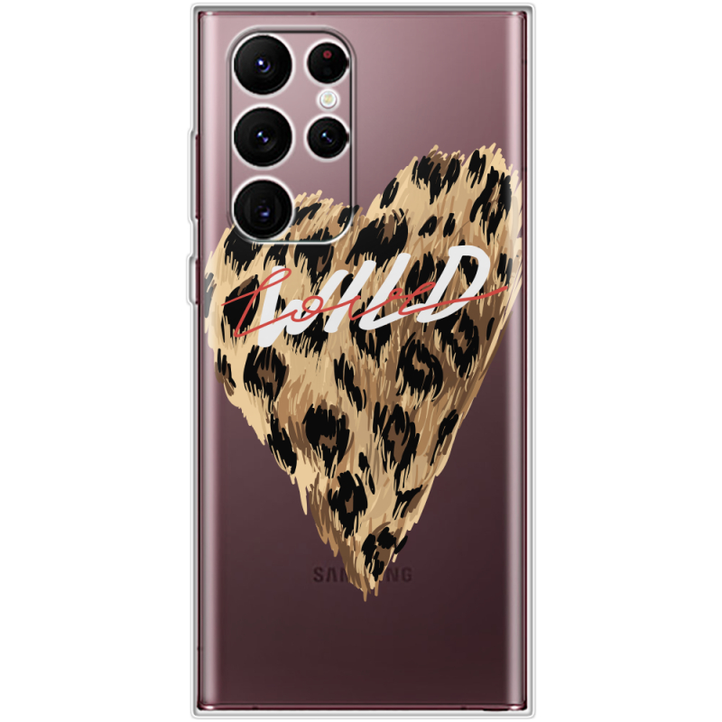 Прозрачный чехол BoxFace Samsung Galaxy S22 Ultra (S908) Wild Love