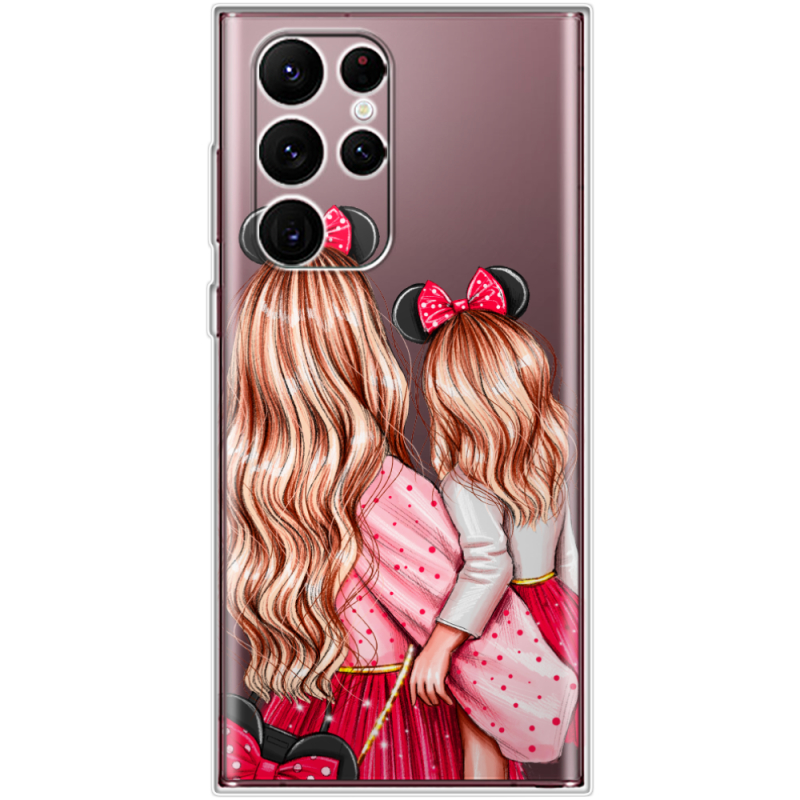 Прозрачный чехол BoxFace Samsung Galaxy S22 Ultra (S908) Mouse Girls