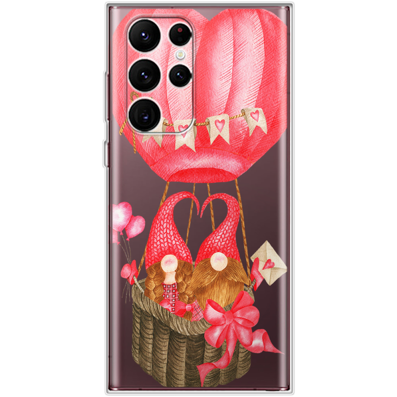 Прозрачный чехол BoxFace Samsung Galaxy S22 Ultra (S908) Valentine Dwarfs