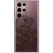 Прозрачный чехол BoxFace Samsung Galaxy S22 Ultra (S908) Chinese Dragon