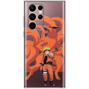 Прозрачный чехол BoxFace Samsung Galaxy S22 Ultra (S908) Naruto and Kurama