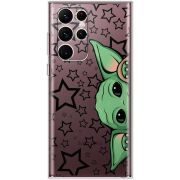 Прозрачный чехол BoxFace Samsung Galaxy S22 Ultra (S908) Baby Yoda