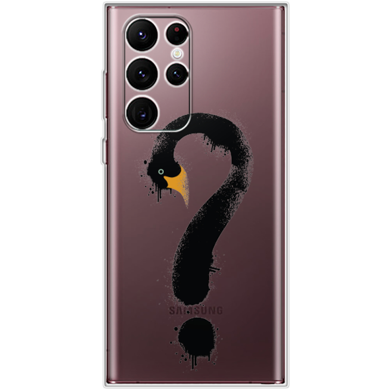 Прозрачный чехол BoxFace Samsung Galaxy S22 Ultra (S908) Swan question