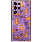 Чехол BoxFace Samsung Galaxy S22 Ultra (S908) Yoga Cat