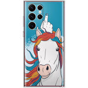 Чехол BoxFace Samsung Galaxy S22 Ultra (S908) Fuck Unicorn