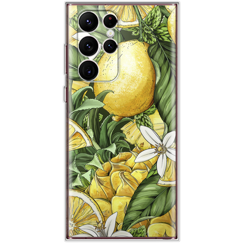 Чехол BoxFace Samsung Galaxy S22 Ultra (S908) Lemon Pattern