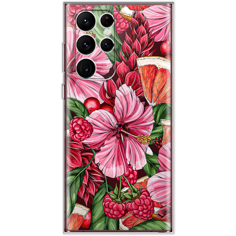 Чехол BoxFace Samsung Galaxy S22 Ultra (S908) Tropical Flowers