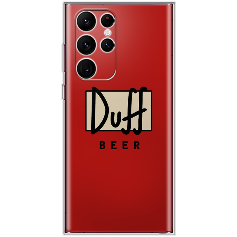 Чехол BoxFace Samsung Galaxy S22 Ultra (S908) Duff beer