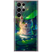 Чехол BoxFace Samsung Galaxy S22 Ultra (S908) White Tiger Cub