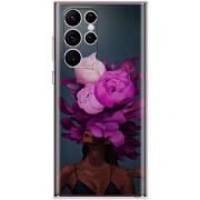 Чехол BoxFace Samsung Galaxy S22 Ultra (S908) Exquisite Purple Flowers