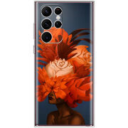 Чехол BoxFace Samsung Galaxy S22 Ultra (S908) Exquisite Orange Flowers