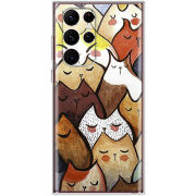 Чехол BoxFace Samsung Galaxy S22 Ultra (S908) Sleepy Cats