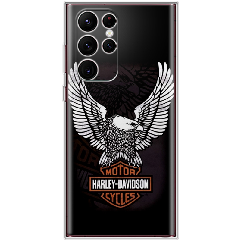 Чехол BoxFace Samsung Galaxy S22 Ultra (S908) Harley Davidson and eagle