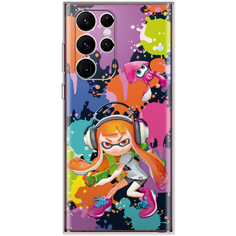 Чехол BoxFace Samsung Galaxy S22 Ultra (S908) Splatoon Inklings