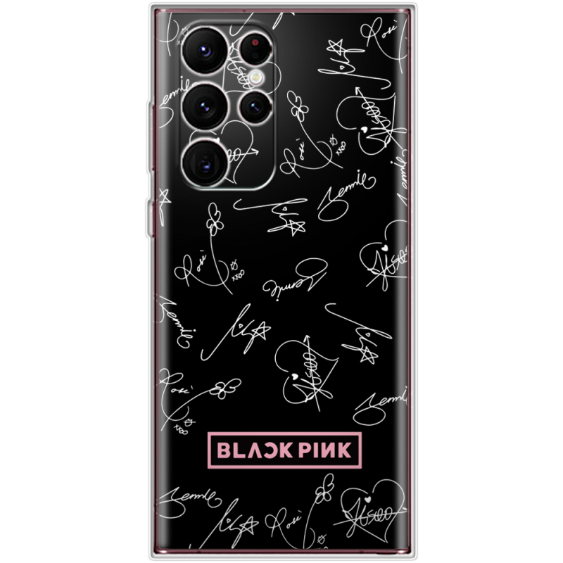 Чехол BoxFace Samsung Galaxy S22 Ultra (S908) Blackpink автограф