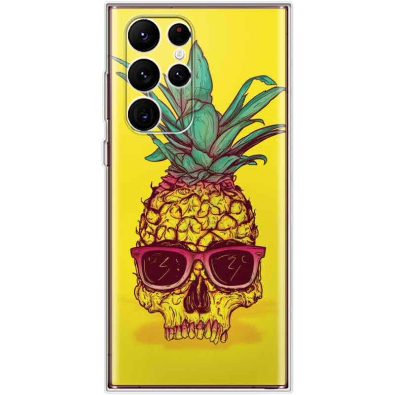 Чехол BoxFace Samsung Galaxy S22 Ultra (S908) Pineapple Skull