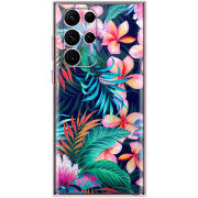 Чехол BoxFace Samsung Galaxy S22 Ultra (S908) flowers in the tropics