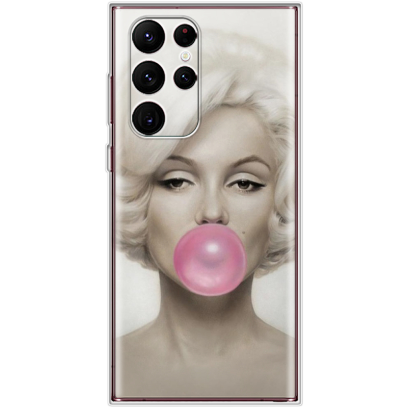 Чехол BoxFace Samsung Galaxy S22 Ultra (S908) Marilyn Monroe Bubble Gum