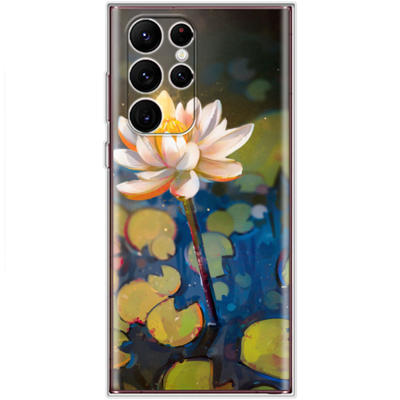 Чехол BoxFace Samsung Galaxy S22 Ultra (S908) Waterlily