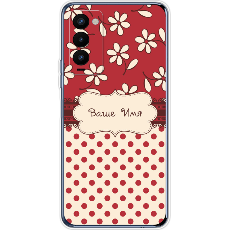 Чехол BoxFace Tecno Camon 18 / 18P Именной Polka Dots