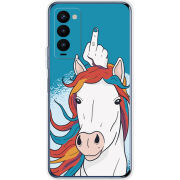 Чехол BoxFace Tecno Camon 18 / 18P Fuck Unicorn