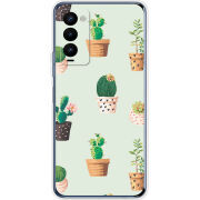 Чехол BoxFace Tecno Camon 18 / 18P L-green Cacti