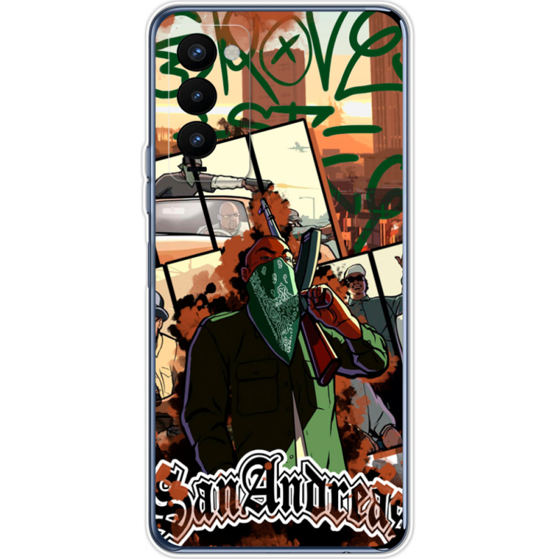 Чехол BoxFace Tecno Camon 18 / 18P GTA San Andreas
