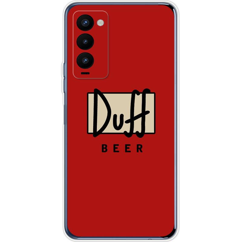 Чехол BoxFace Tecno Camon 18 / 18P Duff beer