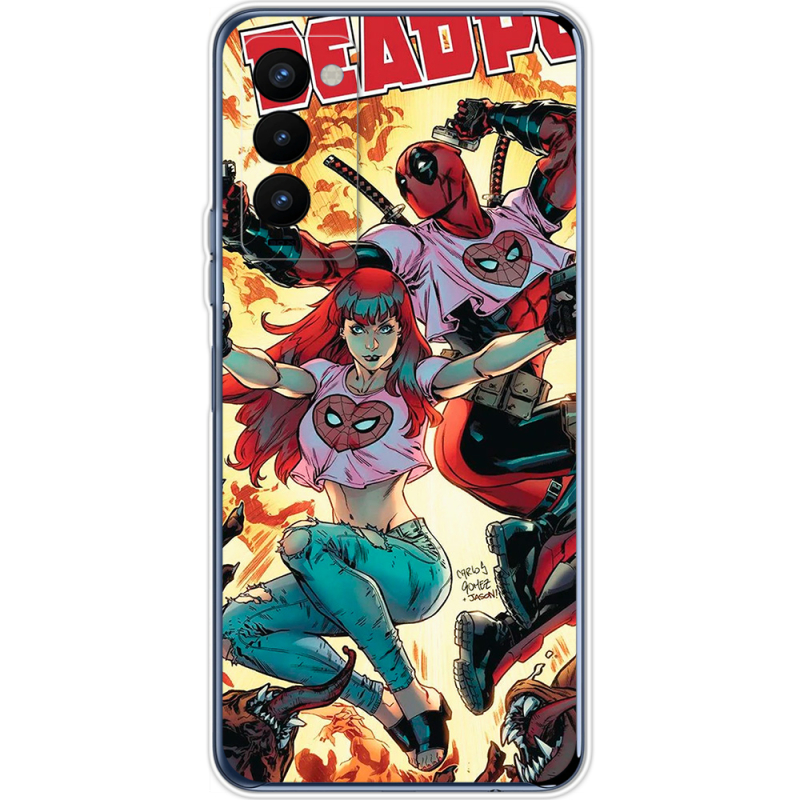 Чехол BoxFace Tecno Camon 18 / 18P Deadpool and Mary Jane