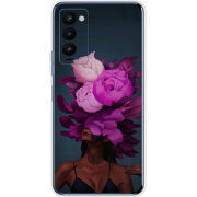 Чехол BoxFace Tecno Camon 18 / 18P Exquisite Purple Flowers