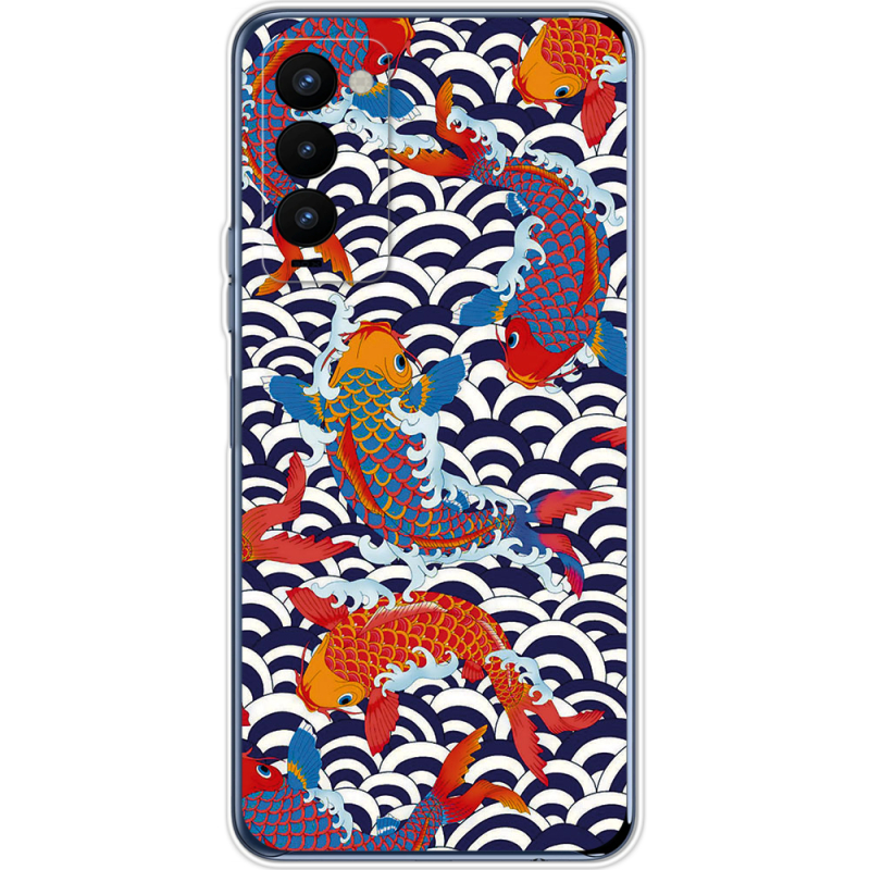 Чехол BoxFace Tecno Camon 18 / 18P Koi Fish