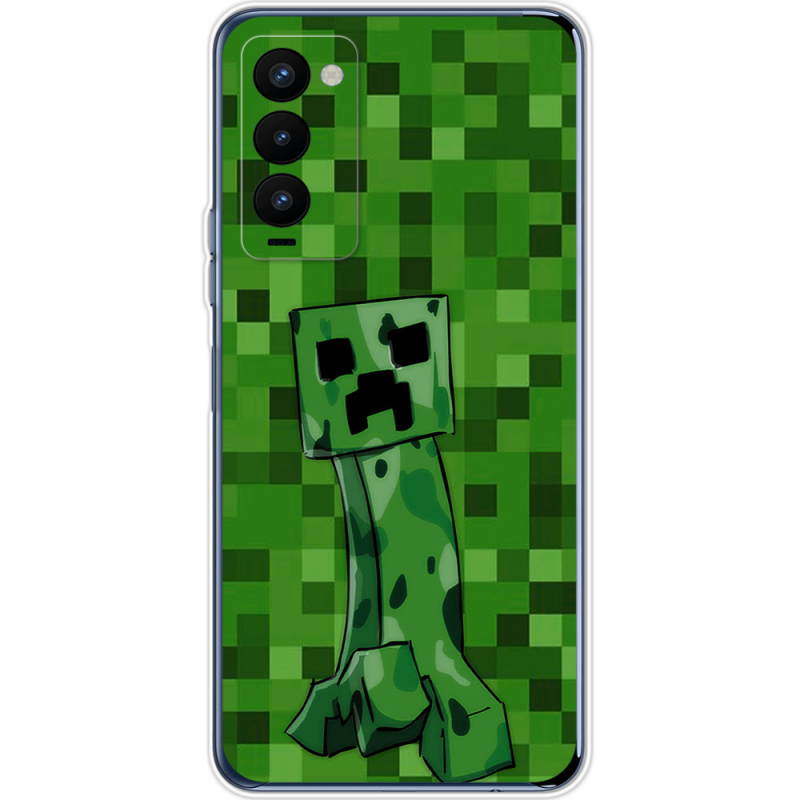 Чехол BoxFace Tecno Camon 18 / 18P Minecraft Creeper