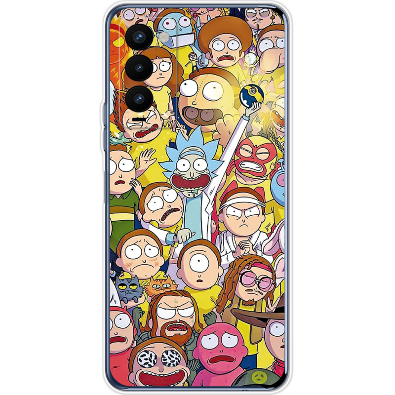 Чехол BoxFace Tecno Camon 18 / 18P Rick and Morty