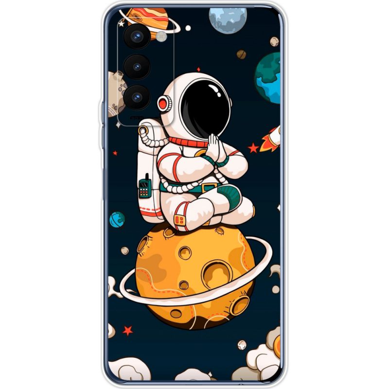 Чехол BoxFace Tecno Camon 18 / 18P Astronaut