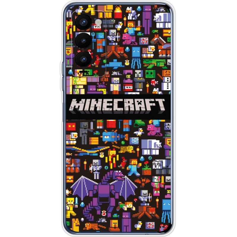 Чехол BoxFace Tecno Camon 18 / 18P Minecraft Mobbery