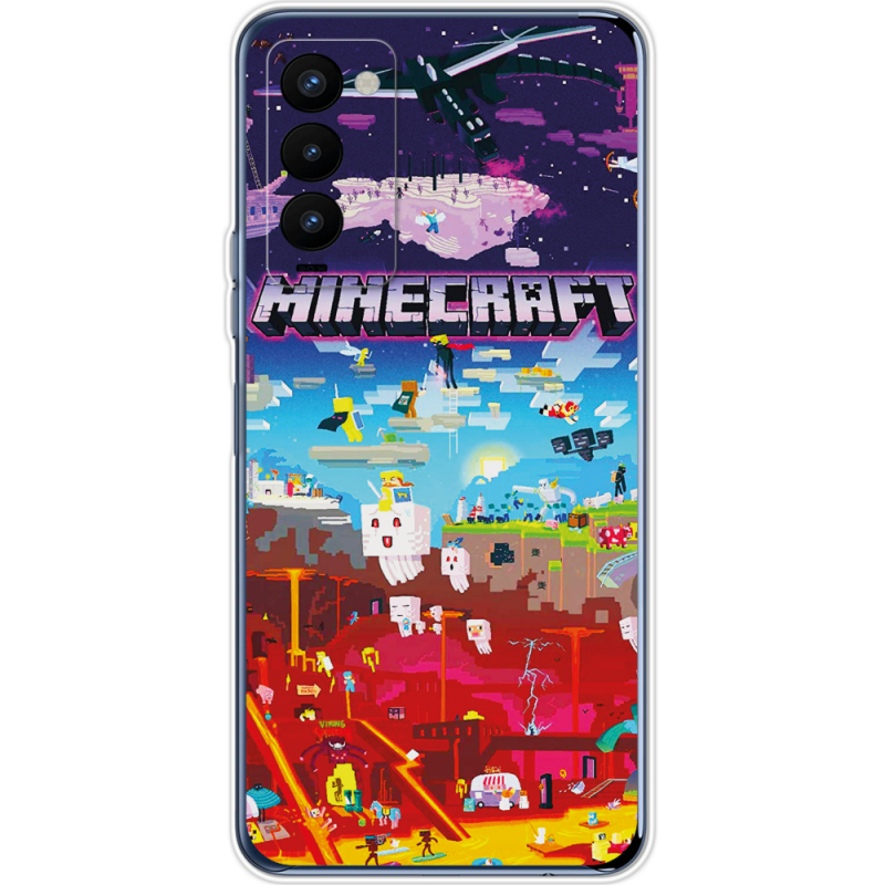 Чехол BoxFace Tecno Camon 18 / 18P Minecraft World Beyond