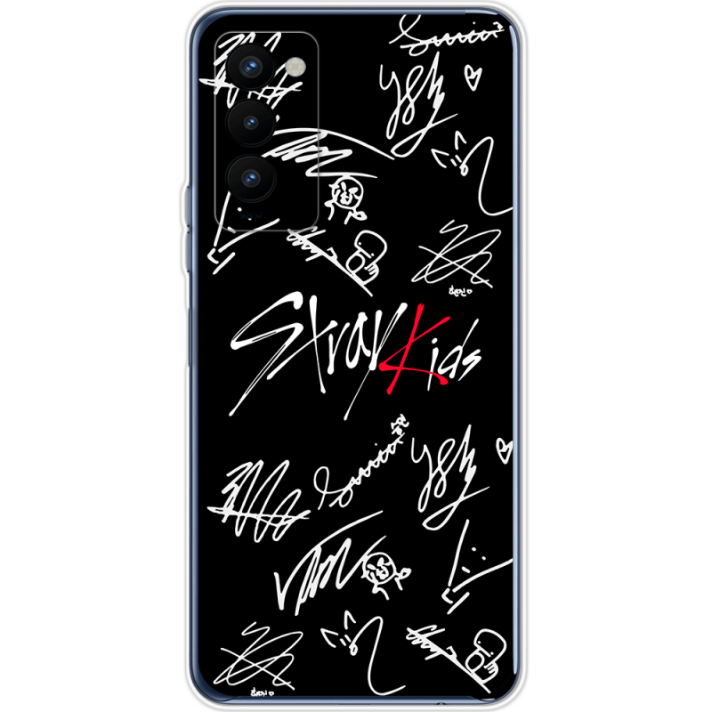 Чехол BoxFace Tecno Camon 18 / 18P Stray Kids автограф