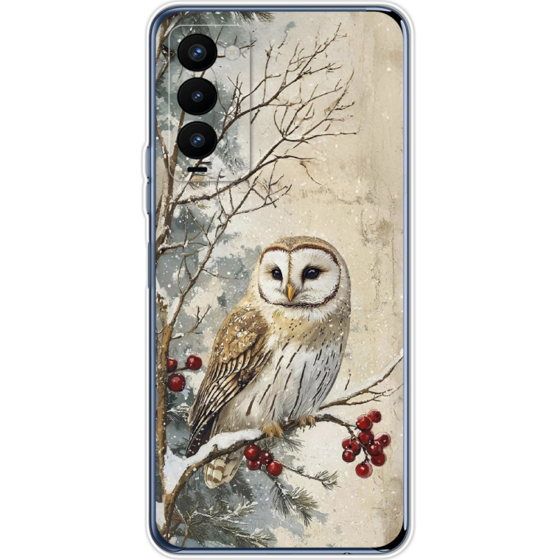 Чехол BoxFace Tecno Camon 18 / 18P Christmas Owl