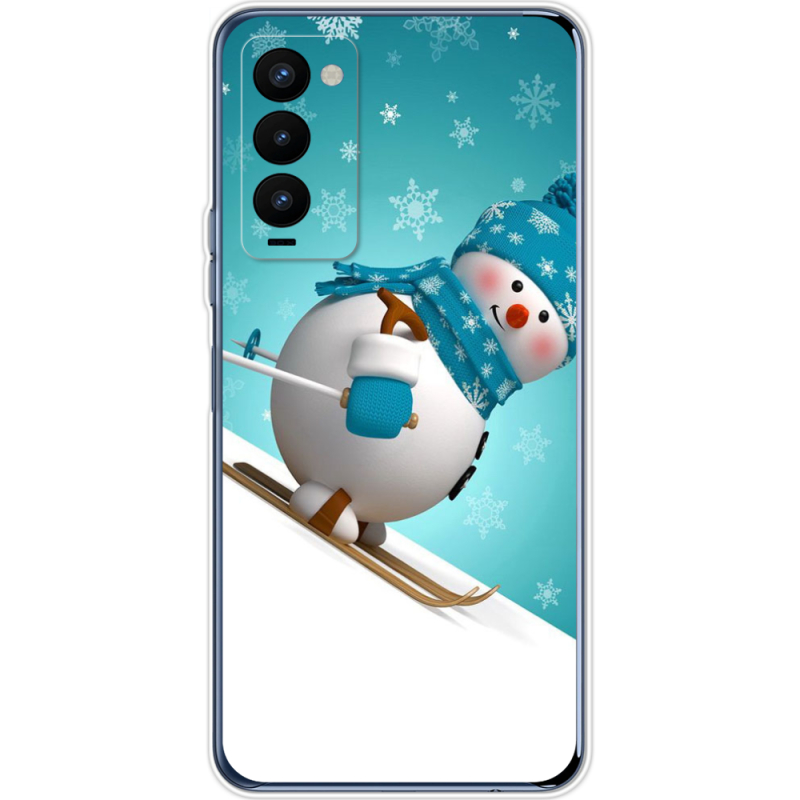 Чехол BoxFace Tecno Camon 18 / 18P Skier Snowman