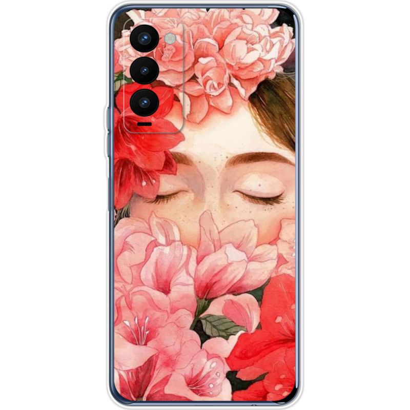 Чехол BoxFace Tecno Camon 18 / 18P Girl in Flowers